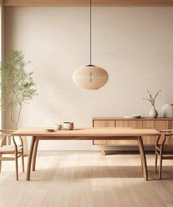 Bàn Ăn Asian Wood Dining Table 2 – Sự Gắn Kết Trong Từng Bữa Cơm