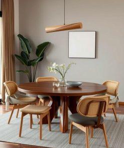 Bàn Ăn Asian Wood Dining Table 4 - Vẻ Đẹp Tinh Tế Cho Không Gian Bếp Hiện Đại