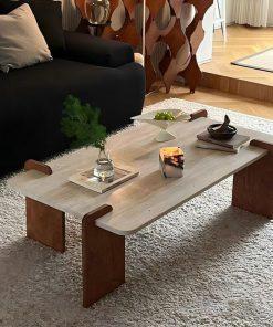 Bàn Cafe Gỗ Tinh Tế - Minimalist Wooden Coffee Table 14
