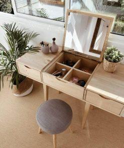 Bàn Trang Điểm Gỗ Tinh Tế - Sự Mộc Mạc Cho Không Gian Sống Hiện Đại