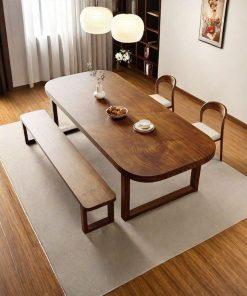 Bộ Bàn Ăn Gỗ Minimalist – Sự Gắn Kết Trong Từng Bữa Cơm
