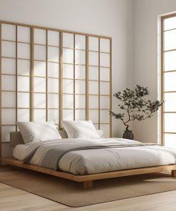 Japanese Wooden Bed Frame 34