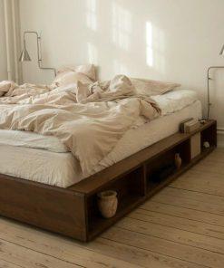 Japanese Wooden Bed Frame 9