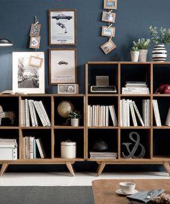 Ke Sach Go Tu Nhien Asian Wood Bookshelf 26 - Ve Dep Moc Mac Cho Khong Gian Song_0