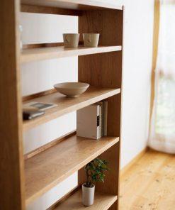 Ke Sach Go Tu Nhien Asian Wood Bookshelf 44 - Ve Dep Moc Mac Cho Khong Gian Song_0