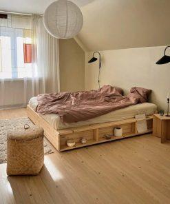 Khám Phá Sự Bình Yên Với Giường Ngủ Gỗ Nhật Bản Tinh Tế