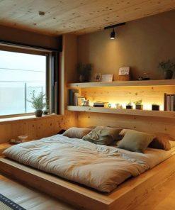 Khám Phá Sự Tinh Tế Của Giường Ngủ Gỗ Nhật Bản - Japanese Wooden Bed Frame 20