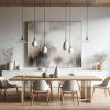 Minimalist Wood Dining Set 37