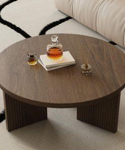 Minimalist Wooden Coffee Table 25 - Vẻ Đẹp Tinh Tế Cho Không Gian Sống Hiện Đại