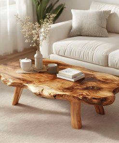 Minimalist Wooden Coffee Table 49