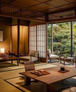 Ryokan Living Room Design 23