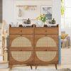 Solid Wood Shoe Cabinet 30