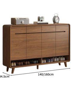 Solid Wood Shoe Cabinet 49