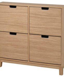 Solid Wood Shoe Cabinet 53