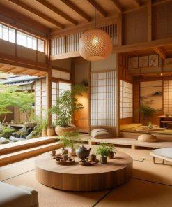 Thiết Kế Phòng Khách Ryokan – Phong Cách Tối Giản, Ấm Cúng Cho Không Gian Sống