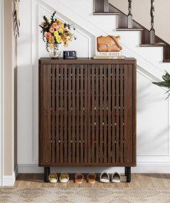 Tủ Giày Gỗ Tinh Tế – Solid Wood Shoe Cabinet 36