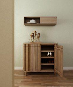 Tủ Giày Gỗ Tự Nhiên Solid Wood Shoe Cabinet 5 - Sự Tinh Tế Cho Không Gian Sống Hiện Đại