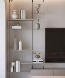 Zen Bookshelf Design 32 – Tinh Tế Cho Không Gian Sống Hiện Đại