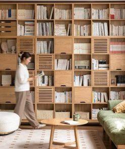 Zen Bookshelf Design 39 – Góc Tĩnh Lặng Trong Không Gian Sống Hiện Đại